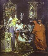 Henryk Siemiradzki Prince Alexander Nevsky Receiving Papal Legates. France oil painting artist